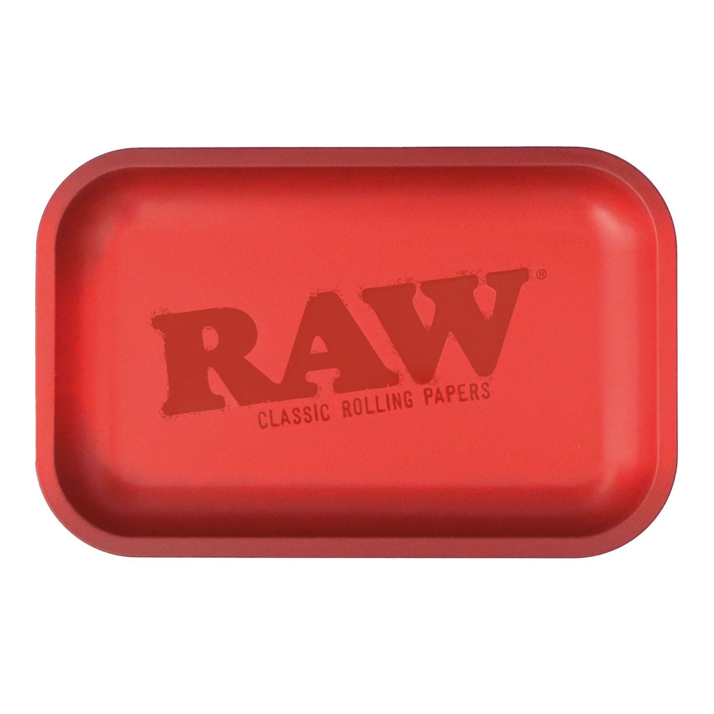 RAW Metal Rolling Tray Red Small 27,5 x 17,5 cm