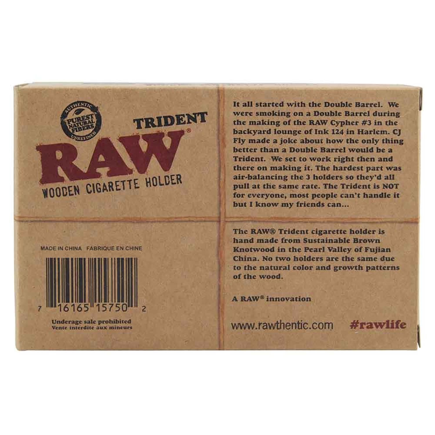 RAW Trident Wooden 3er Jointhalter aus Holz