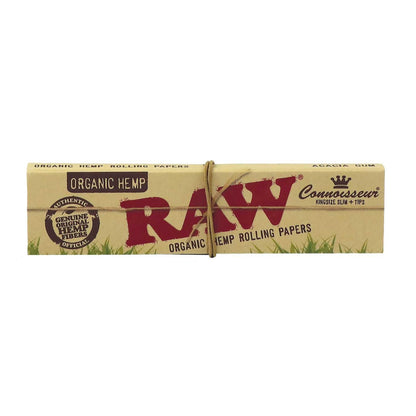 RAW Classic Connoisseur Papers King Size Slim + Tips