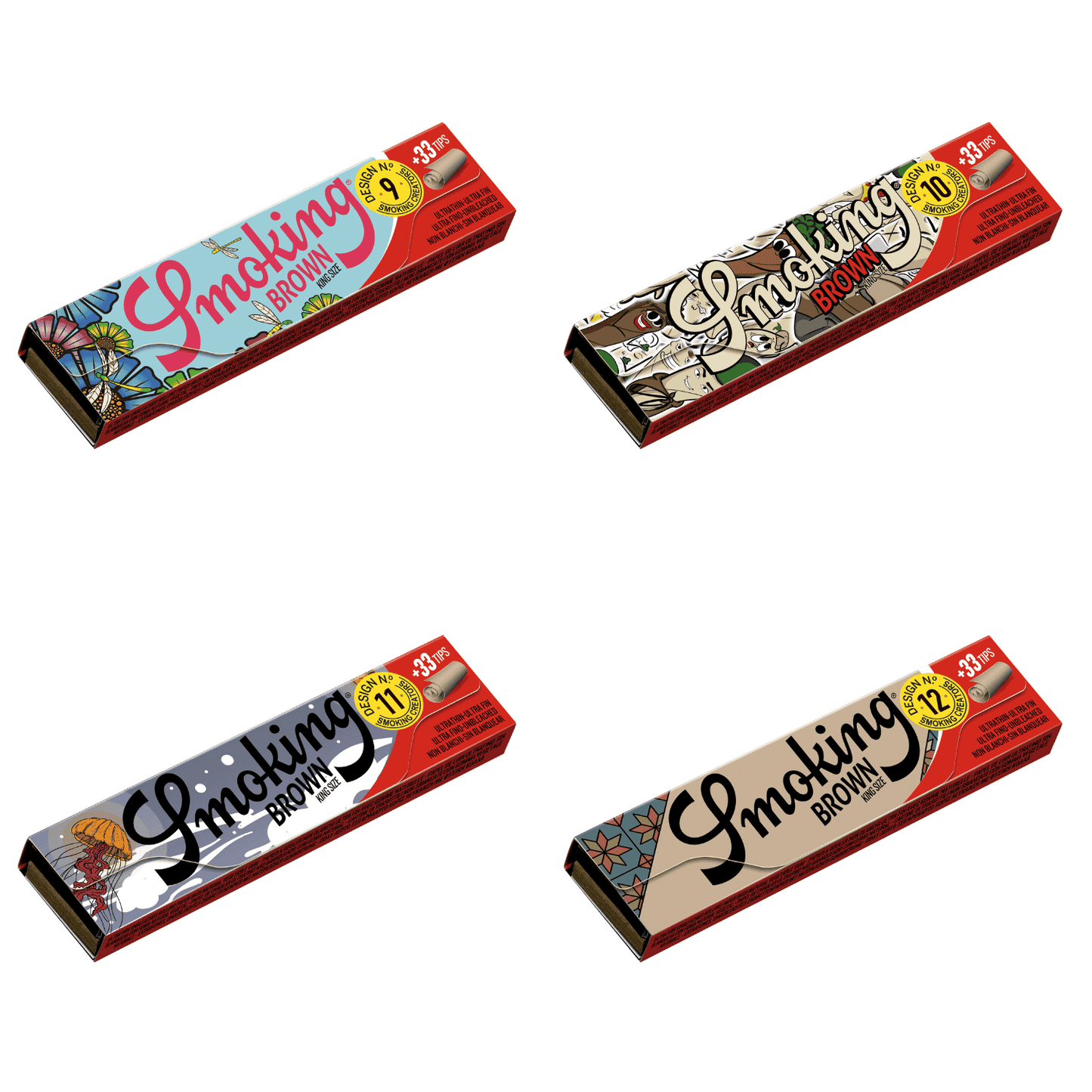 Smoking Brown "Creator" King Size Papers + Tips