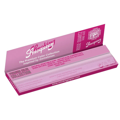 Smoking Smoqueen Rose Quartz Papers King Size Slim 34 Blättchen