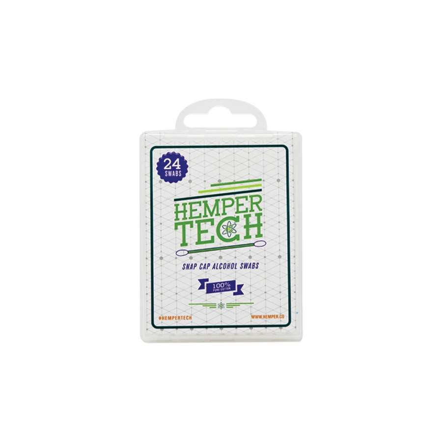 HEMPER Tech Snap Cap Alkoholtupfer (24 Stück)