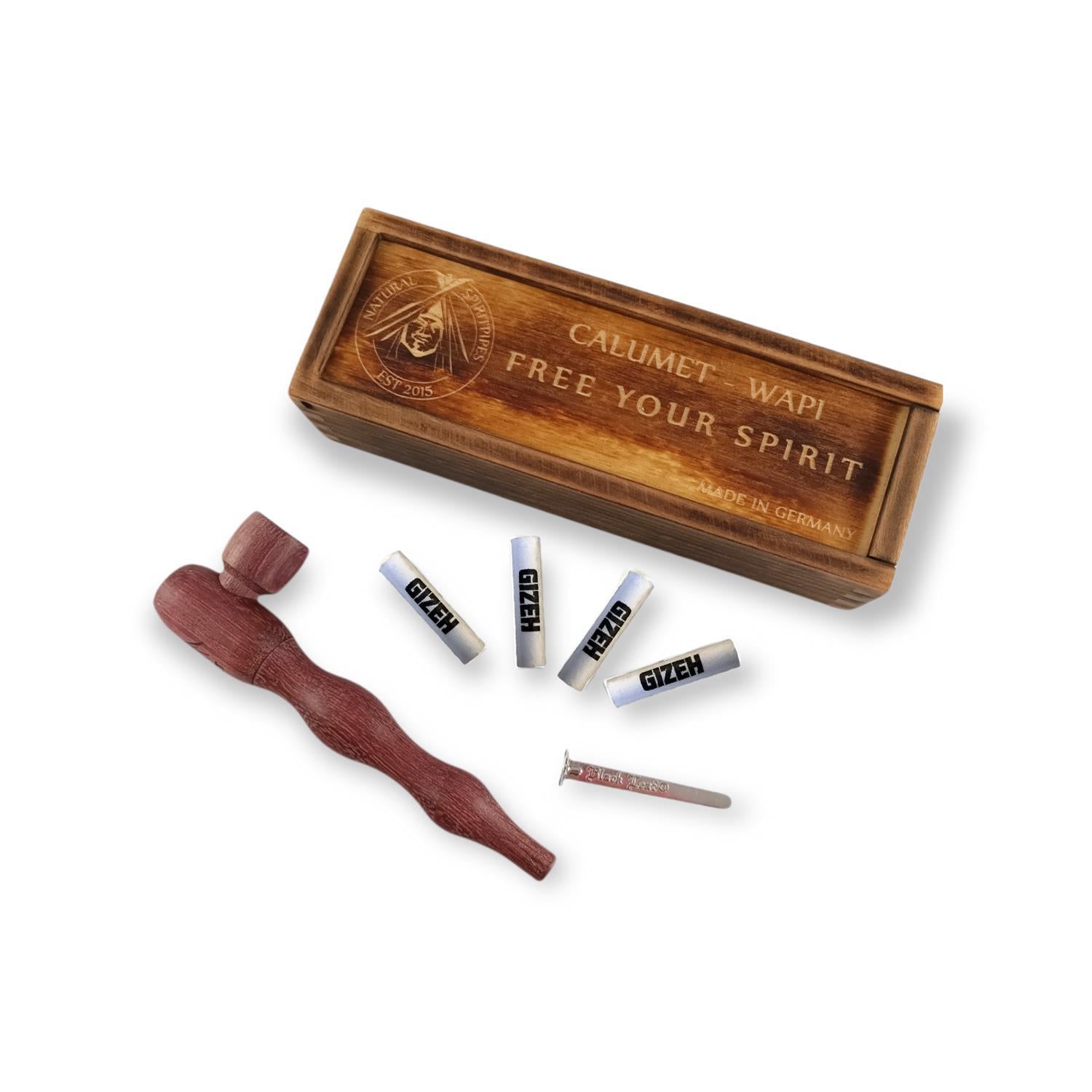 Calumet Wapi Amaranth- elegante Tabakpfeife aus Holz