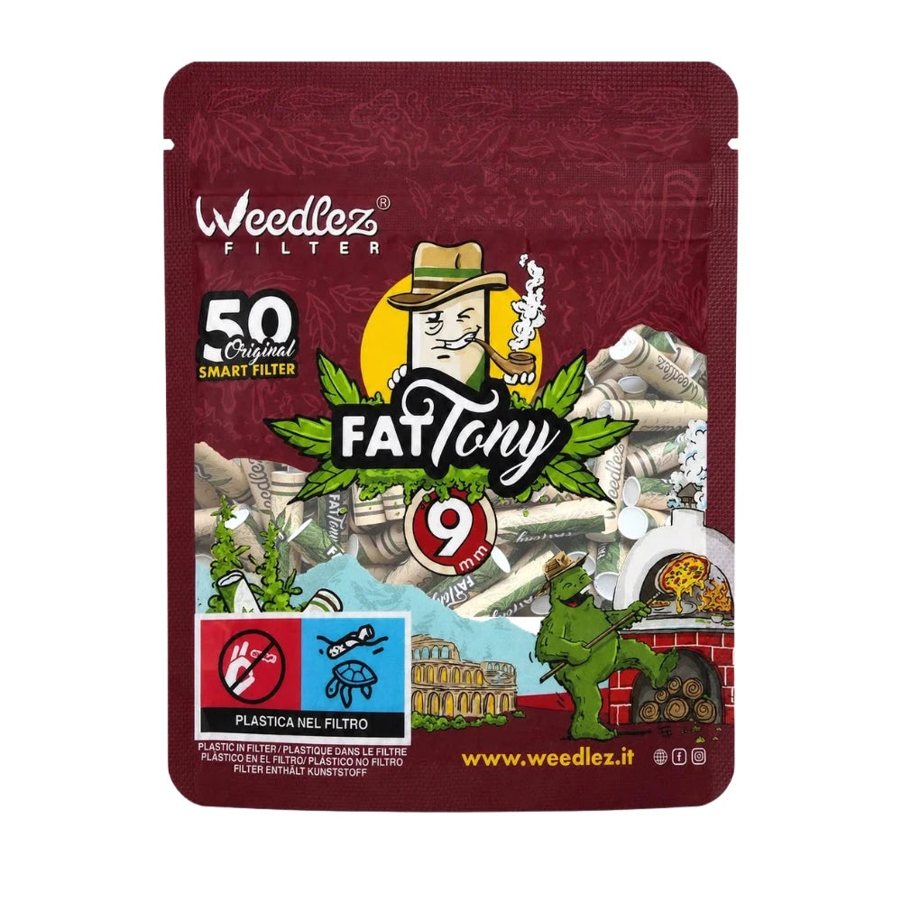 Weedlez Smart Filter Fat Tony 9mm (50 Stück)