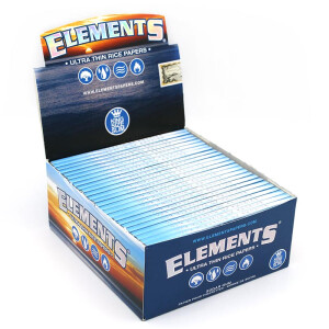 Elements Papers King Size Slim Box 50 Hefte á 32...