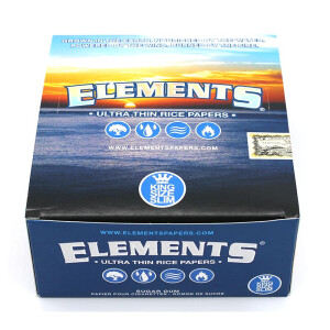 Elements Papers King Size Slim Box 50 Hefte á 32...