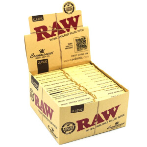 RAW Organic Connoisseur Papers King Size Slim + Tips