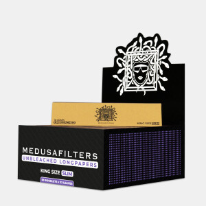 Medusafilters Papers King Size Slim unbleached Box 50...