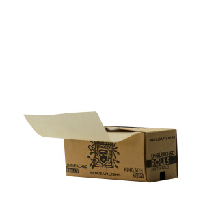 Medusafilters Paper Rolls unbleached Box 24 Rollen á 5m x 4cm
