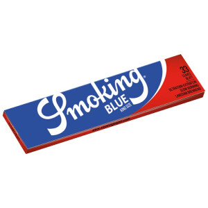 Smoking Blue King Size Papers Box 50 Hefte á 33 Blatt