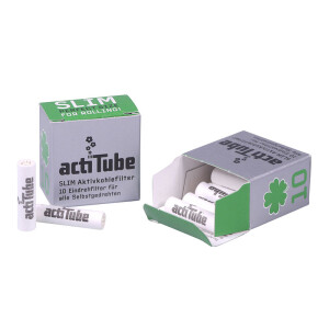 actiTube Aktivkohlefilter Slim Size 7 mm 10 Stück