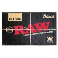 RAW Door Mat large - Schwarze Fußmatte 120 x 80 cm