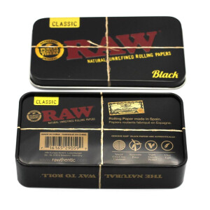 RAW Black Tin Case (Joint-Dose)