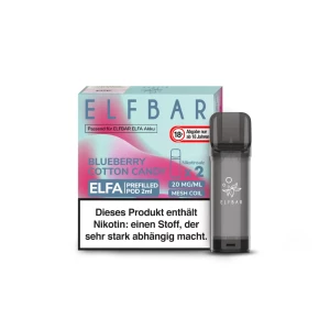 ELFBAR ELFA Pod Blueberry Cotton Candy 2er Pack 20mg/ml