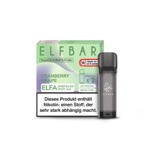 ELFBAR ELFA Pod Cranberry Grape 2er Pack 20mg/ml