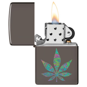 Zippo Benzinfeuerzeug Funky Cannabis Design