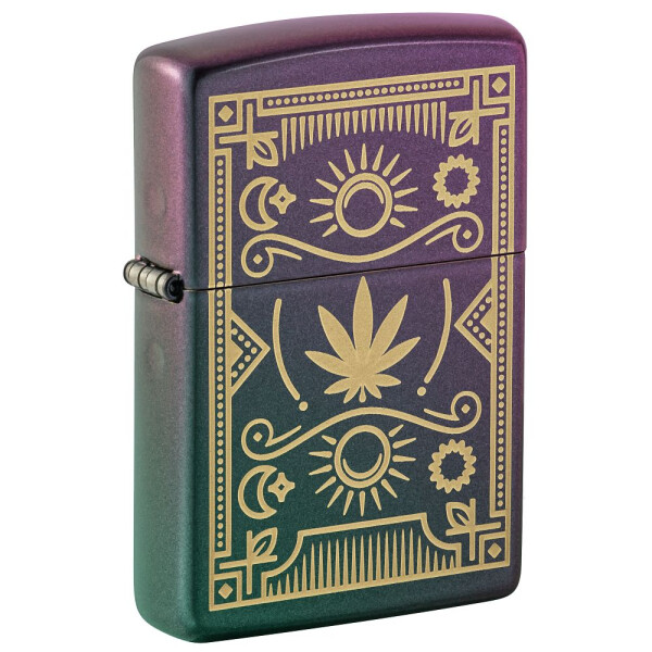 Zippo Benzinfeuerzeug Cannabis Design