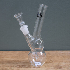 Om Bullet Mini-Bong | H: 14cm, Ø: 18mm, Schl.: 12mm