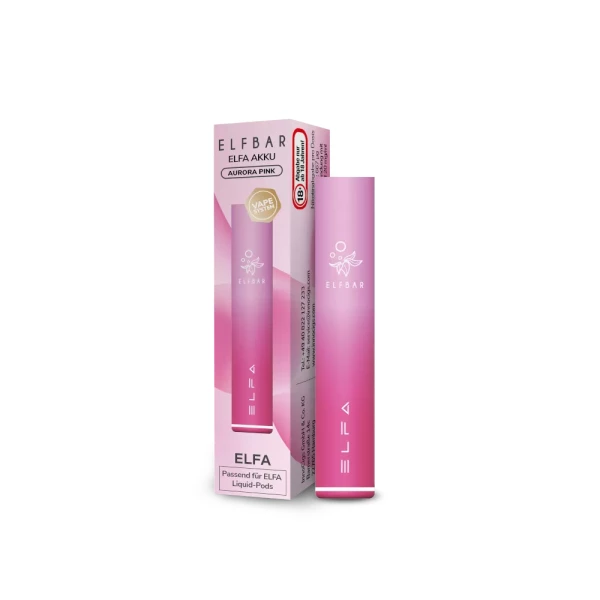 ELFBAR ELFA Mehrweg-Akku 500 mAh Aurora-Pink