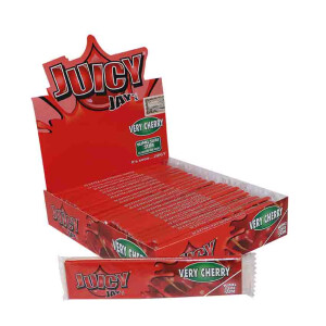 Juicy Jay´s Very Cherry King Size Slim Papers Box 24 x 32 mit Aroma