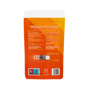 Medusafilters Aktivkohlefilter 6mm 50er Packung Sunset (50 Stück)