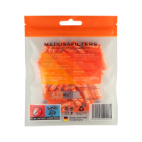 Medusafilters Aktivkohlefilter 6mm Sunset (100 Stück)