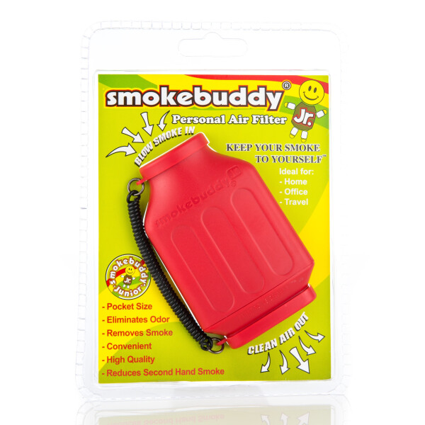 Smokebuddy Junior Personal Air Filter Red