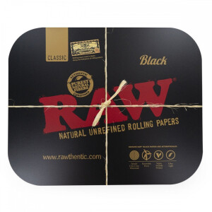 RAW Black Rolling Tray Cover Large 34,0 x 27,5 cm