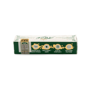 PURIZE King Size Slim Papers unbleached Box 8 Hefte...