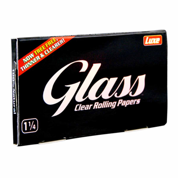 Luxe Glass Papers 1 1/4 Size Clear - 50 durchsichtige Papers