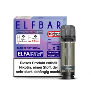 ELFBAR ELFA Pod Blueberry Snow 2er Pack 20mg/ml