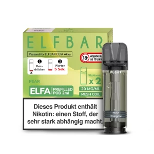 ELFBAR ELFA Pod Pear 2er Pack 20mg/ml