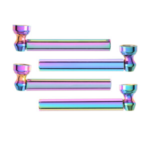 Atomic Mini Glass Pipe Rainbow inkl. Ersatzsiebe