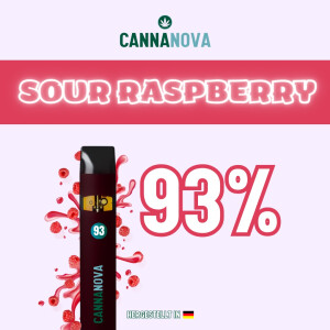 Cannanova 93 % HHC Einweg Sour Raspberry