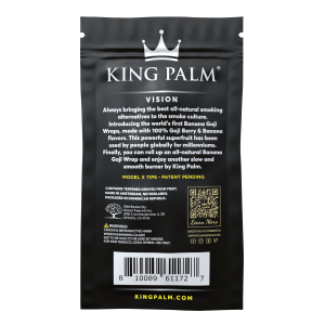 King Palm Goji Wraps Banana + Tips (4 Stück)