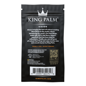 King Palm Goji Wraps Natural + Tips (4 Stück)