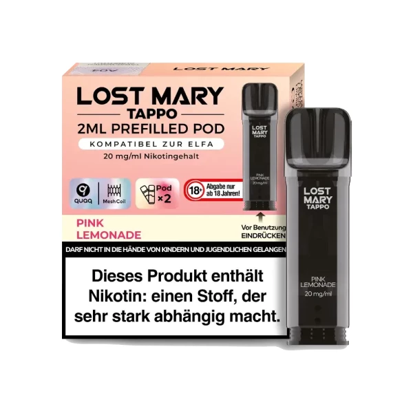 Lost Mary Tappo Pod Pink Lemonade 2er Pack 20mg/ml
