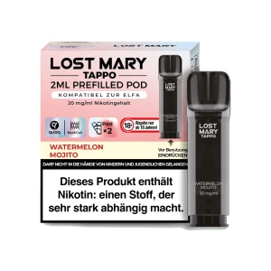 Lost Mary Tappo Pod Watermelon Mojito 2er Pack 20mg/ml