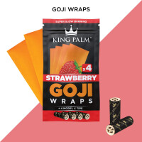 King Palm Goji Wraps Strawberry + Tips (4 Stück)