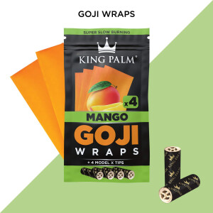 King Palm Goji Wraps Mango + Tips (4 Stück)