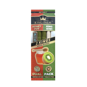 King Palm Dual Pack King (2 Stück) - Honey & Kiwi