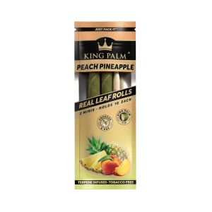 King Palm Mini Rolls Peach Pineapple (2 Stück)