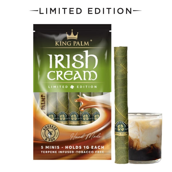 King Palm Mini Rolls Irish Cream (5 Stück)