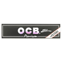 OCB King Size Slim Papers Premium + Filter Tips - 32 Blättchen & 32 Tips