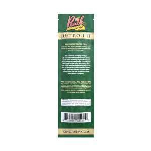 King Palm Hemp Wraps Peach Pineapple  + Tips (2 Stück)