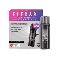 ELFBAR ELFA Refillable Turbo Pod 2er Pack 0,8 Ohm