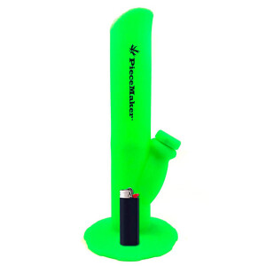 PieceMaker Kermit Green Glow Silikonbong | H: 27,2cm, Ø: 48mm