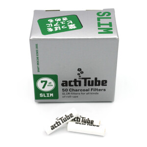 actiTube Aktivkohlefilter Slim Size 7 mm 50 Stück