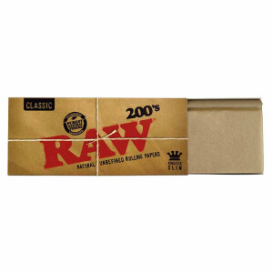 RAW Classic 200 King Size Slim Papers