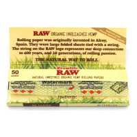 RAW Organic Hemp Papers 1 1/4 Size - 50 Blättchen